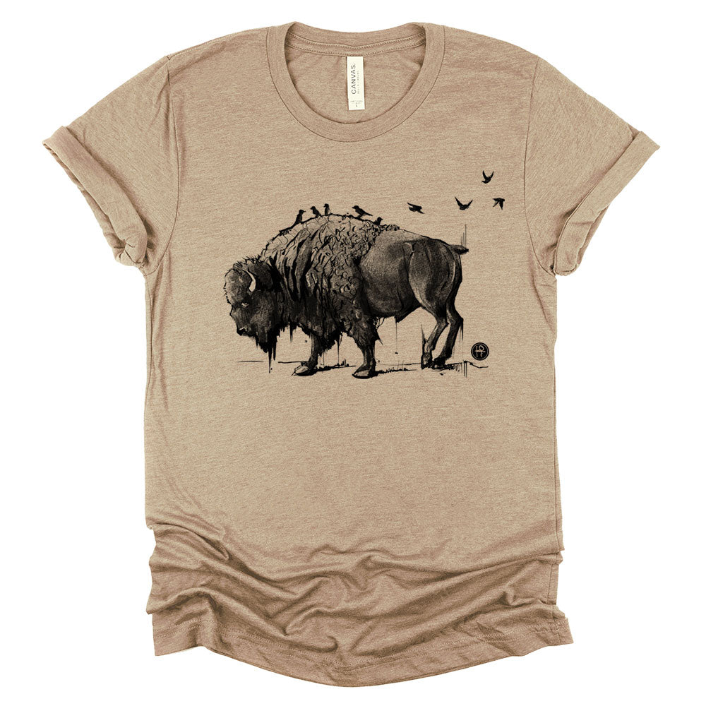 Bison: Majestic Harmony T-shirt