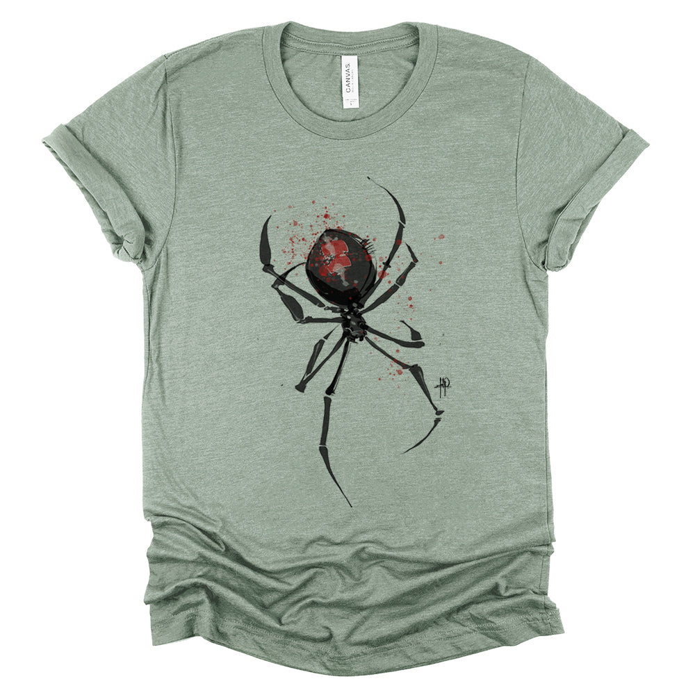 Black Widow: The Deadly Beauty in the Shadows T-Shirt
