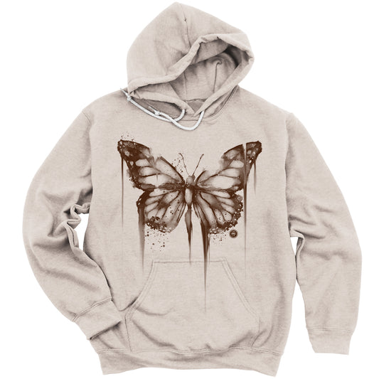 Bleached Butterfly Hoodie: Fading Elegance
