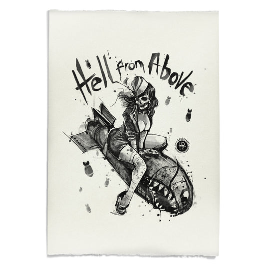 Bomber Girl: Hell from Above Art Print