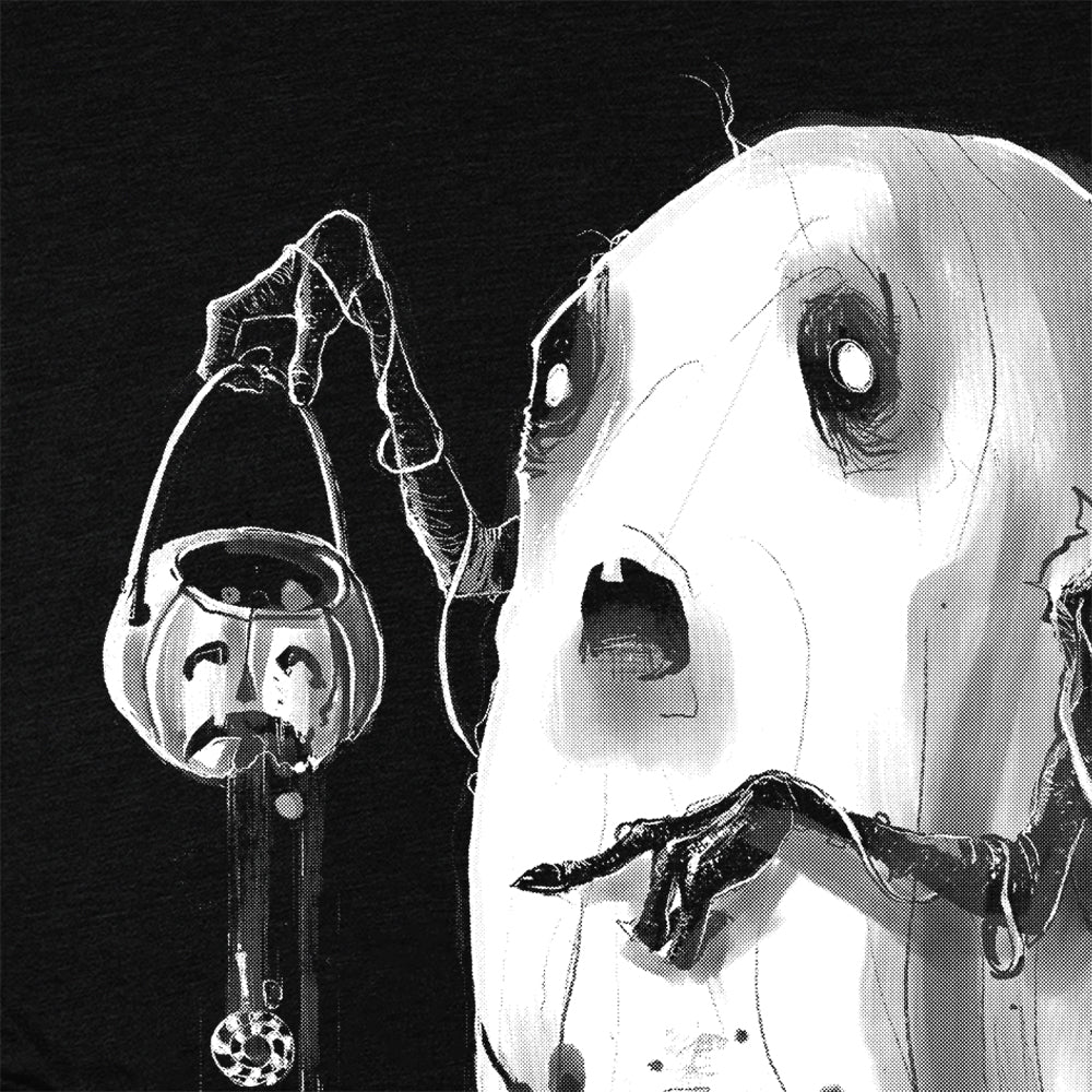 Boo-Hoo: The Saddest Trick-or-Treating Ghost T-shirt