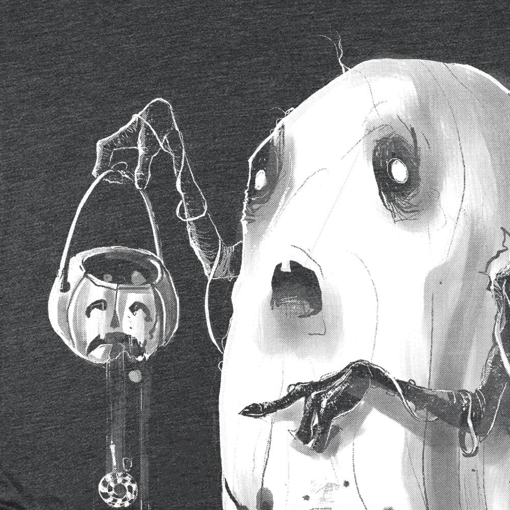 Boo-Hoo: The Saddest Trick-or-Treating Ghost T-shirt