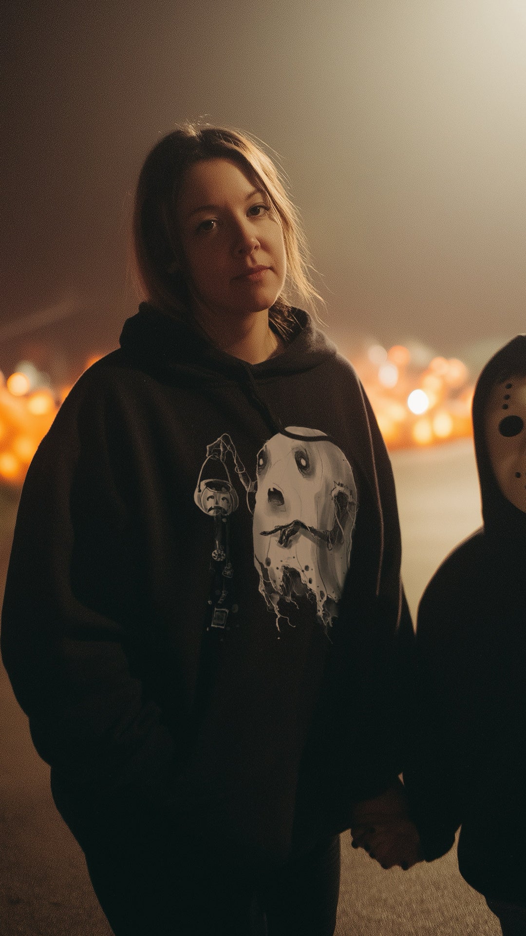Boo-Hoo: The Saddest Trick-or-Treating Ghost Heavyweight Hoodie