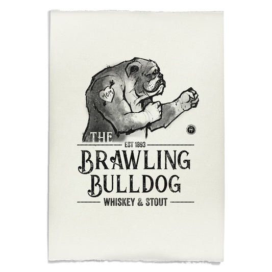 Brawling Bulldog Pub: Brawler's Haven Art Print