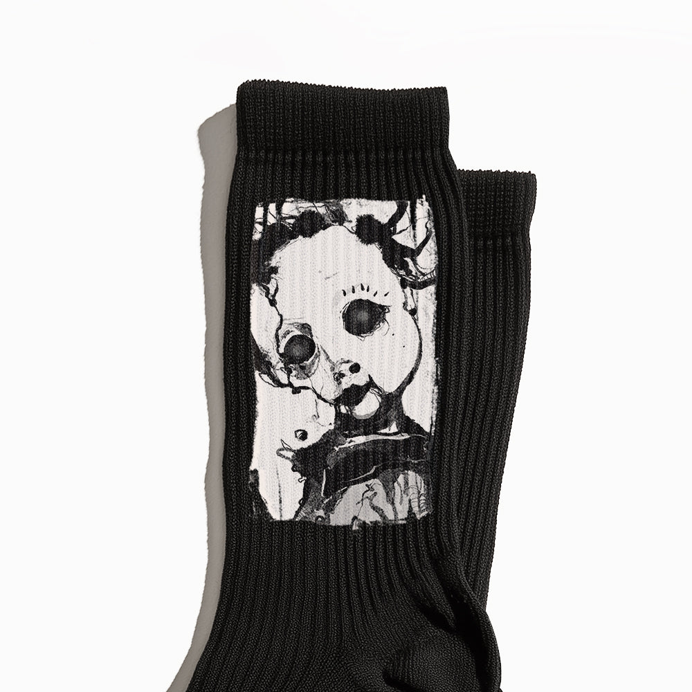 Broken Doll Crew Socks