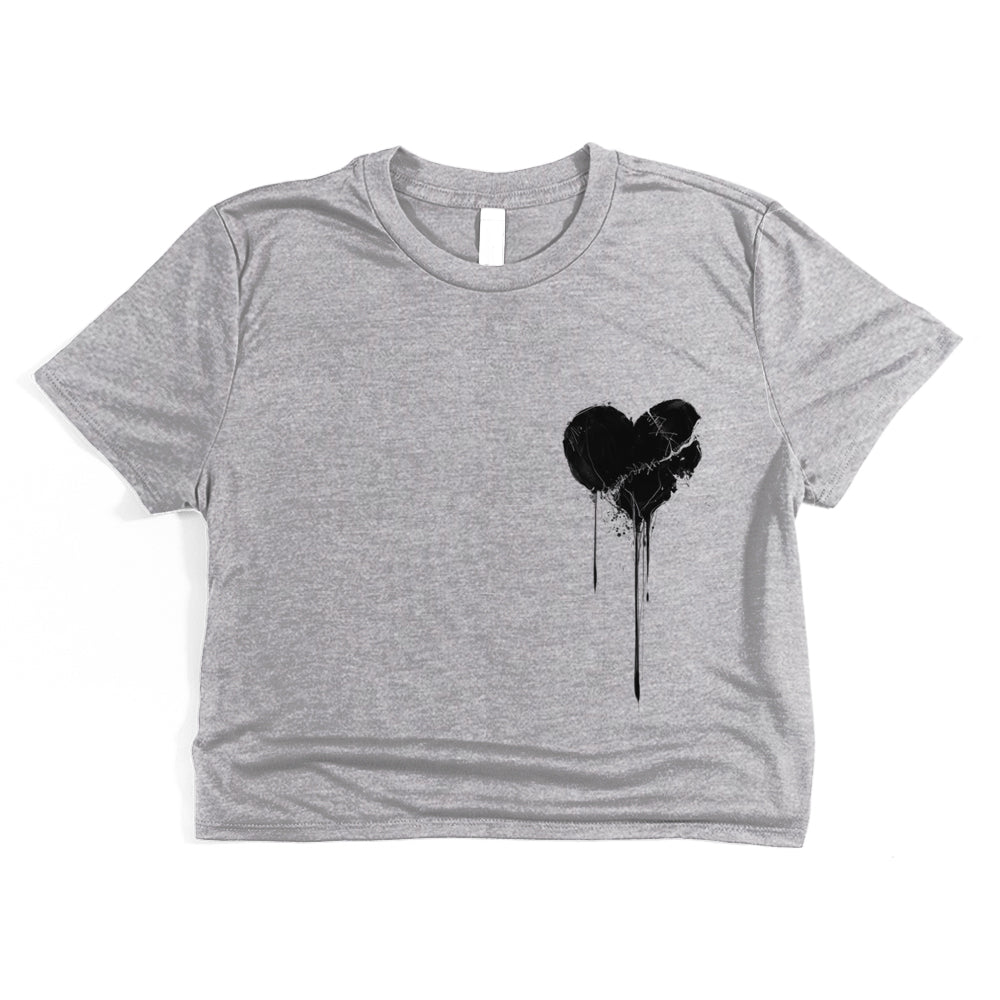 Broken Heart Crop Tee
