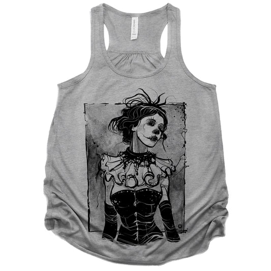 Burlesque: Eerie Goth Beauty Tank Top