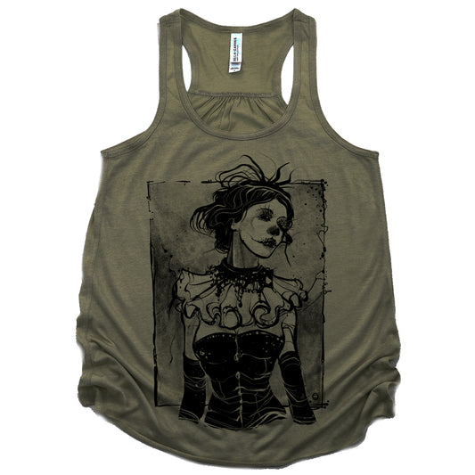 Burlesque: Eerie Goth Beauty Tank Top