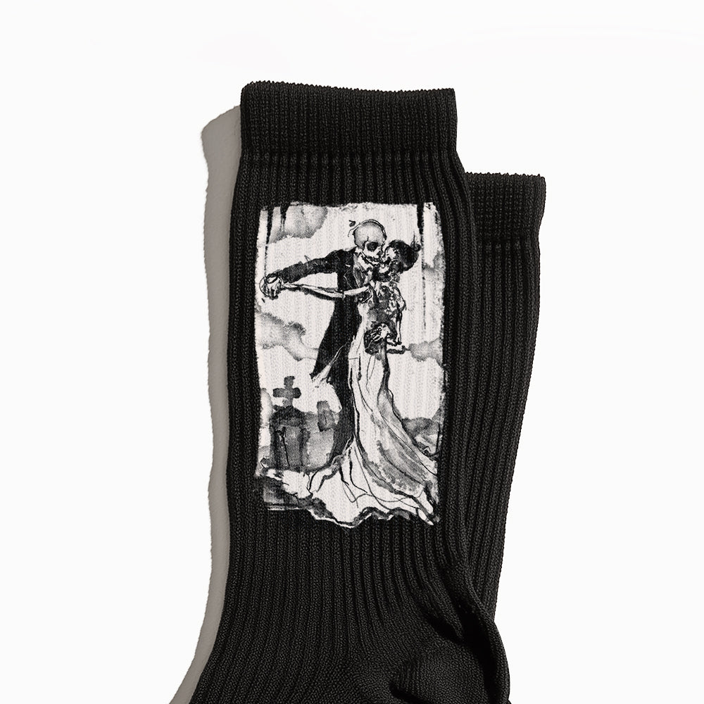 Cemetery Waltz Crew Socks