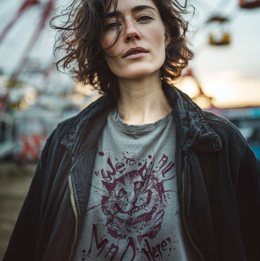 Cheshire Cat: We're All Mad T-shirt