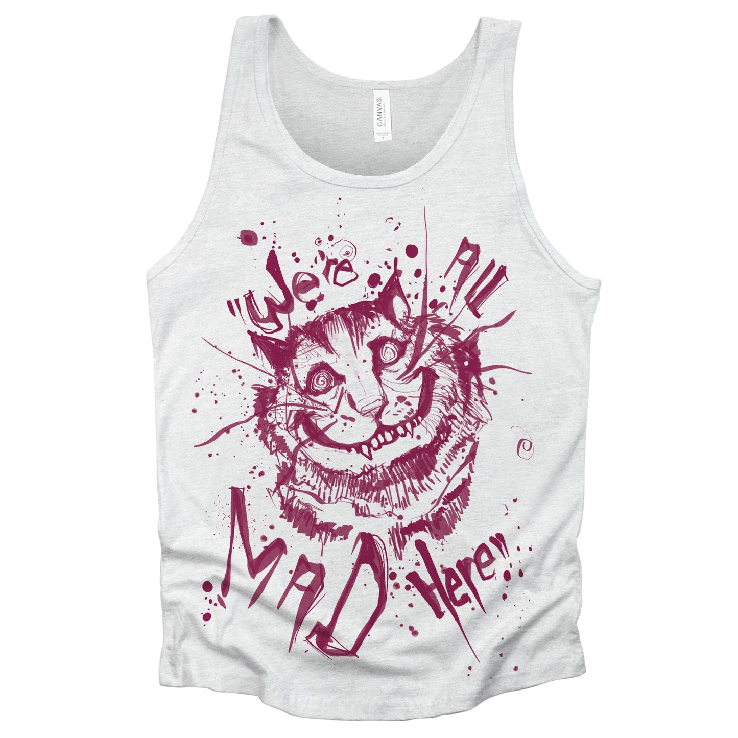Cheshire Cat: We're All Mad Tank Top