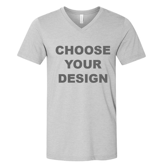 Custom V-Neck T-Shirt (3005 CVC)