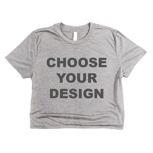 Custom Women's Cropped Flowy T-shirt (8882)