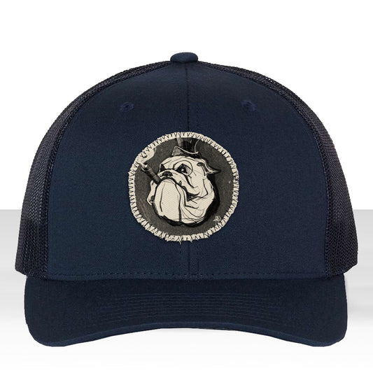 Cigar Bulldog: Tough, Smoky, and Full of Character Trucker Hat