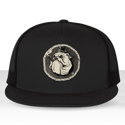 Cigar Bulldog: Tough, Smoky, and Full of Character Trucker Hat