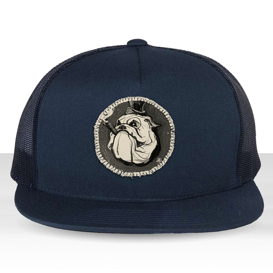 Cigar Bulldog: Tough, Smoky, and Full of Character Trucker Hat