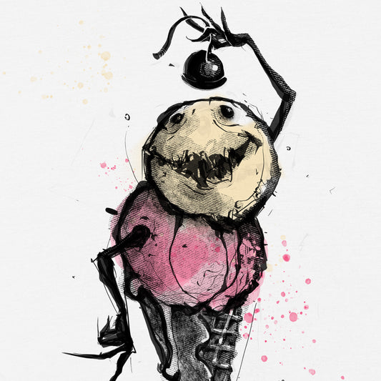 Cordial Ice Cream Cone: Sweet Elegance T-Shirt