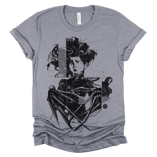 Crazy Scissors Hands: A Tribute to Tim Burton's Edward T-Shirt