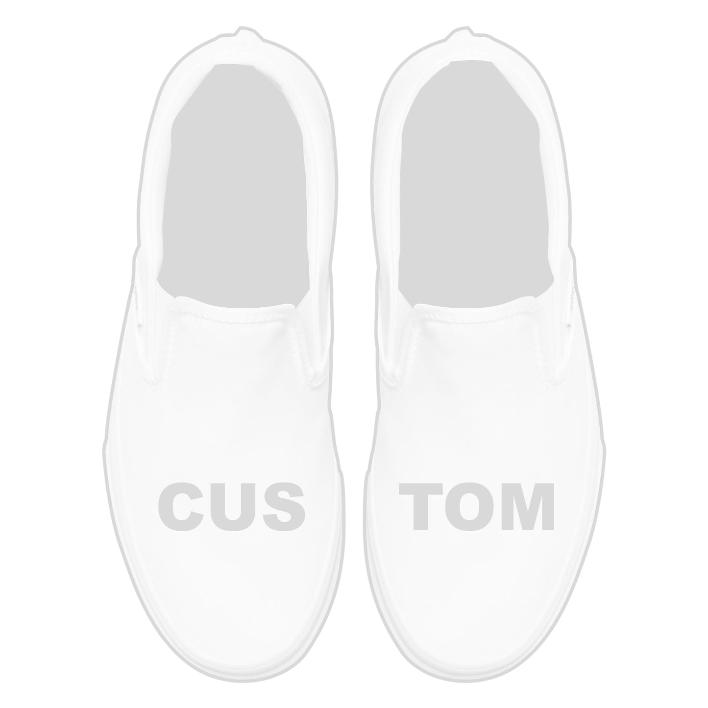 Custom Vans Slip ons