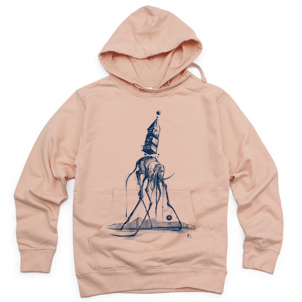 Dali's Elephant: Surreal Elegance Hoodie