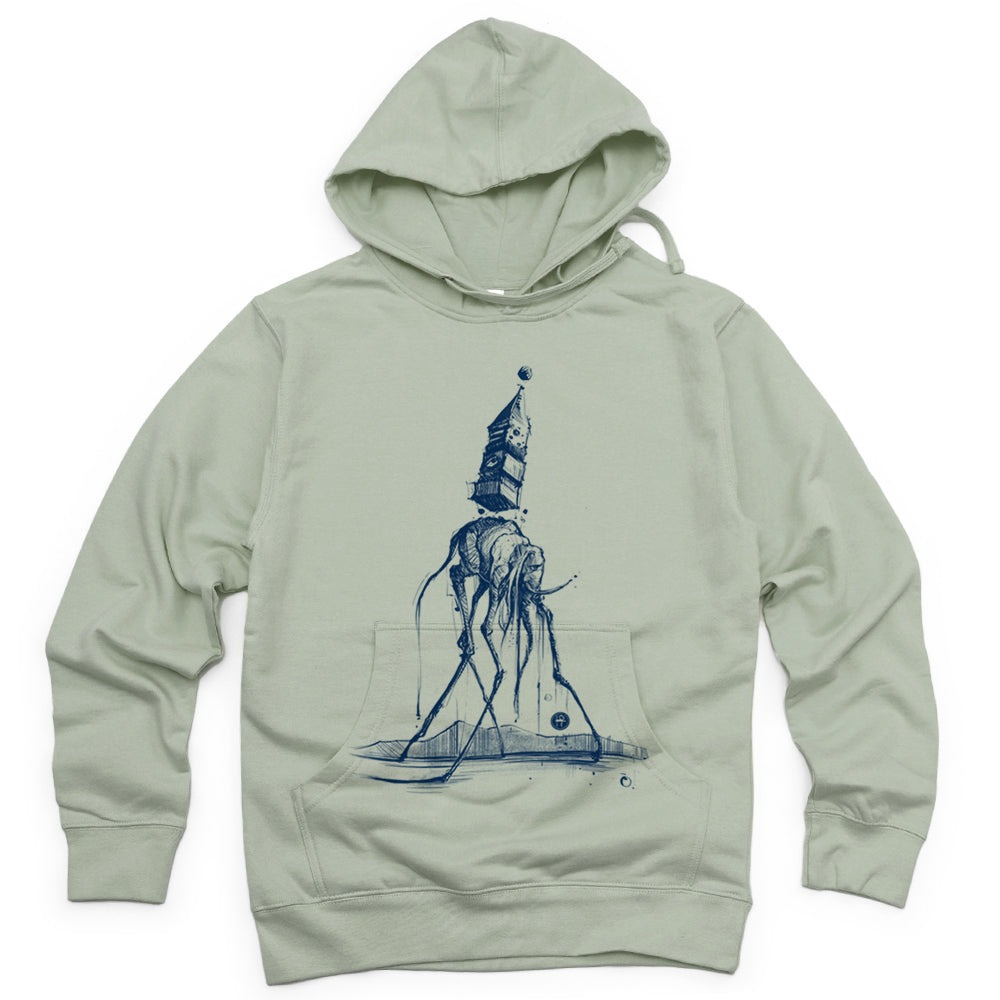 Dali's Elephant: Surreal Elegance Hoodie