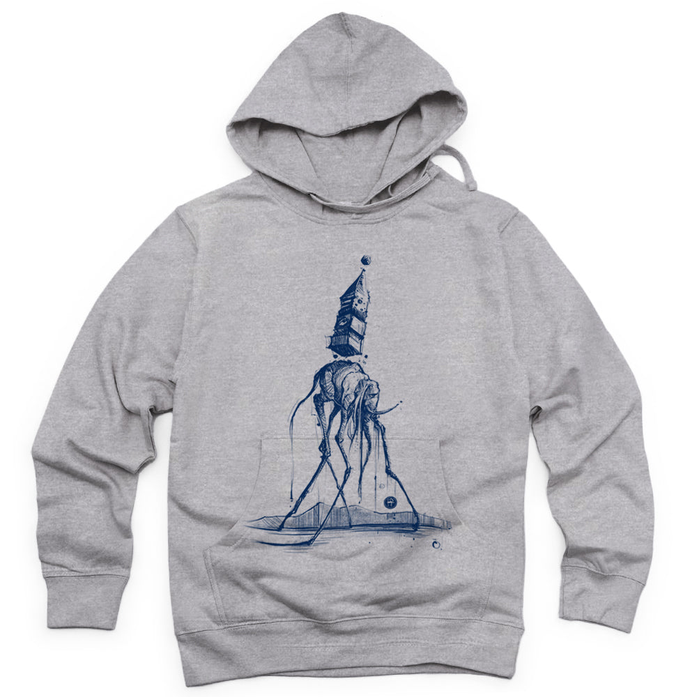 Dali's Elephant: Surreal Elegance Hoodie