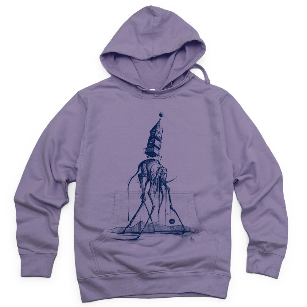 Dali's Elephant: Surreal Elegance Hoodie