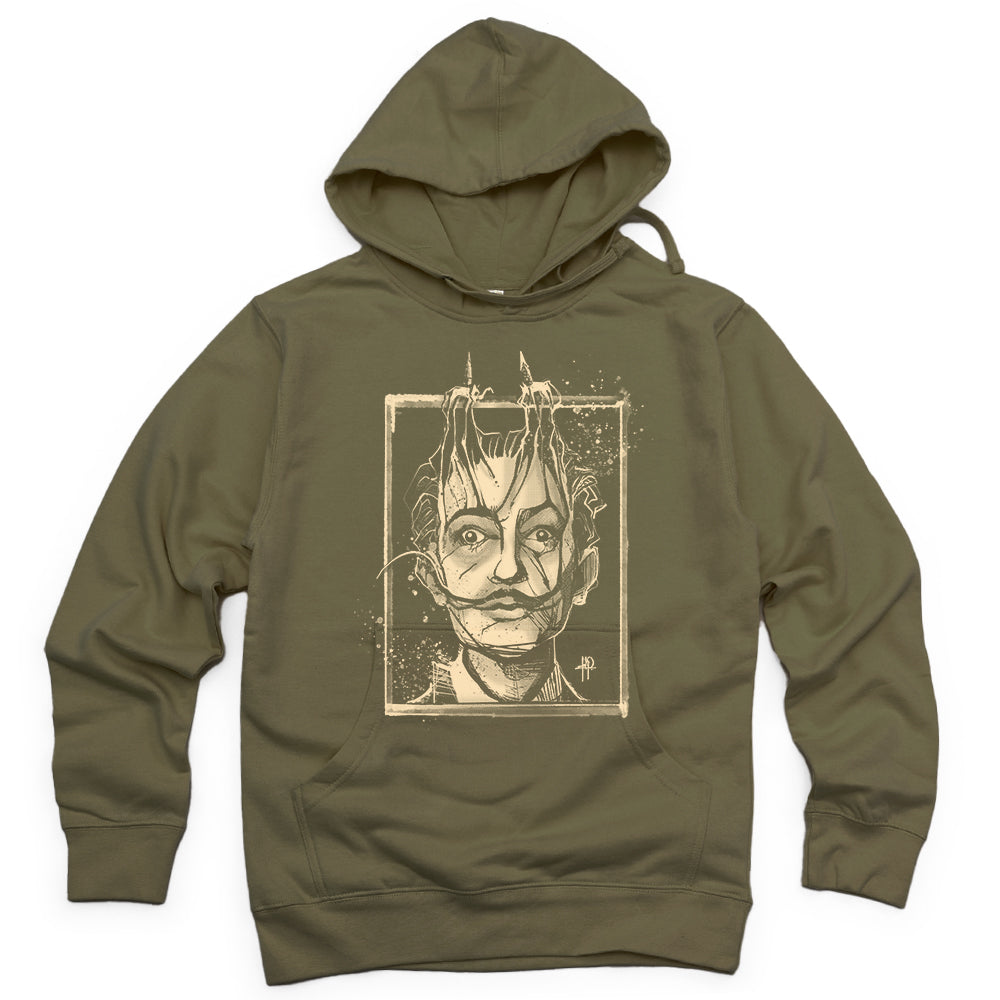 Dali's Portrait: Surreal Tribute Hoodie