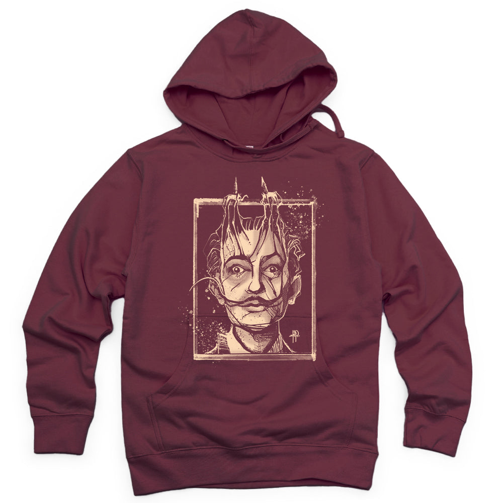 Dali's Portrait: Surreal Tribute Hoodie