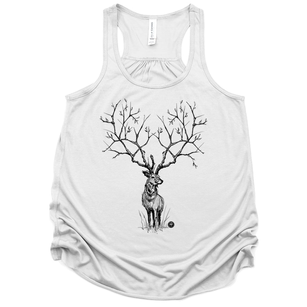 Enchanted Deer: Majestic Tranquility Tank Top