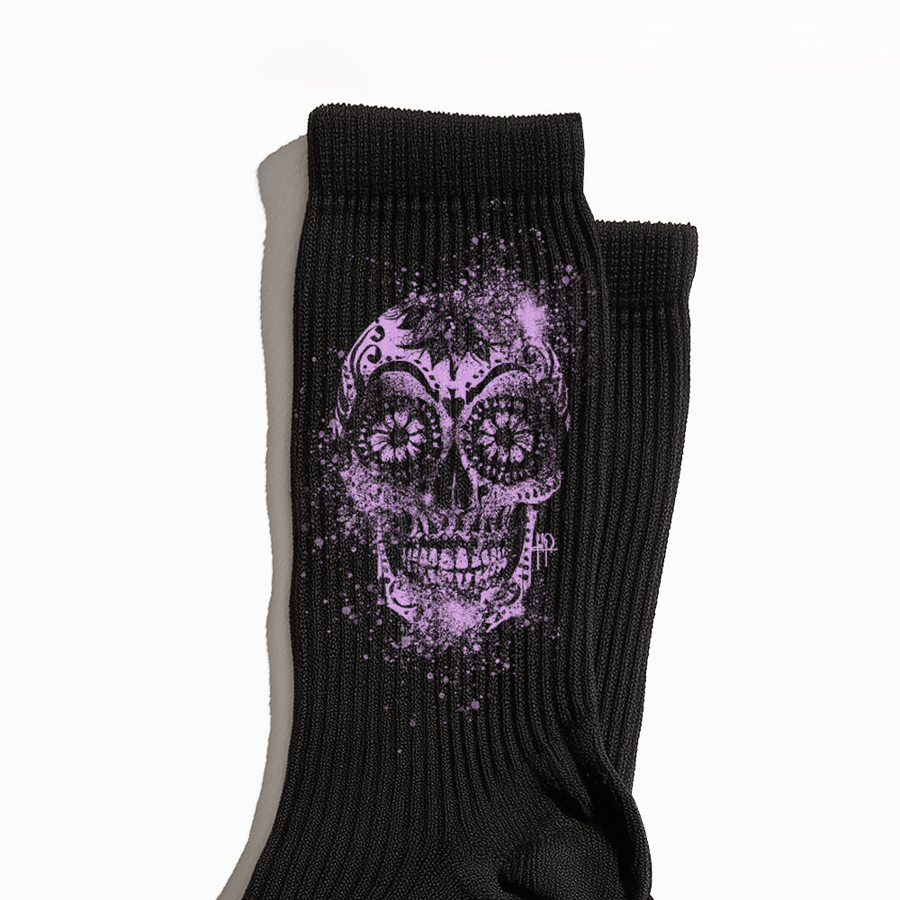 Dia de los Muertos Crew Socks