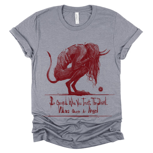 Don't Trust the Devil: Beware of the Fallen Angel T-Shirt
