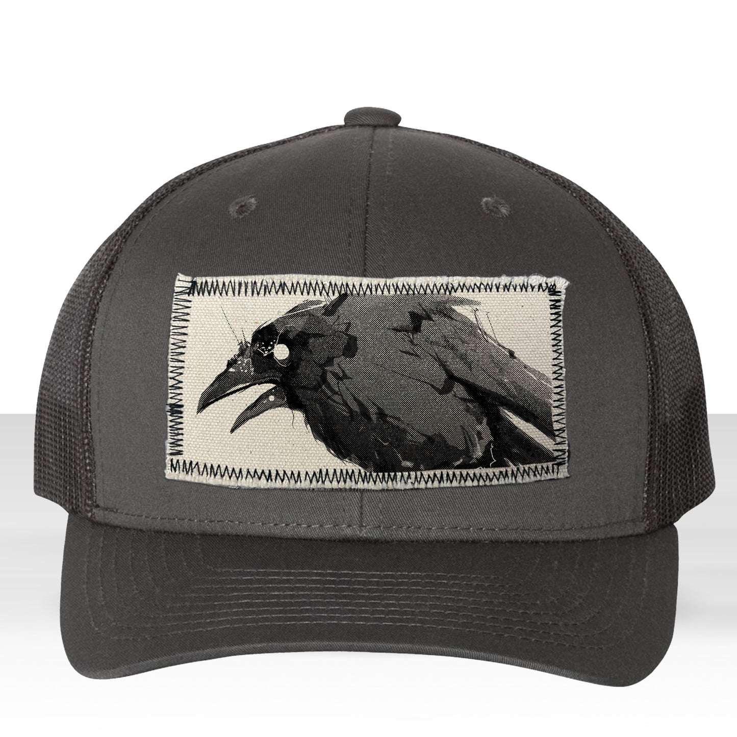 Feisty Crow: Bold and Untamed Trucker Hat