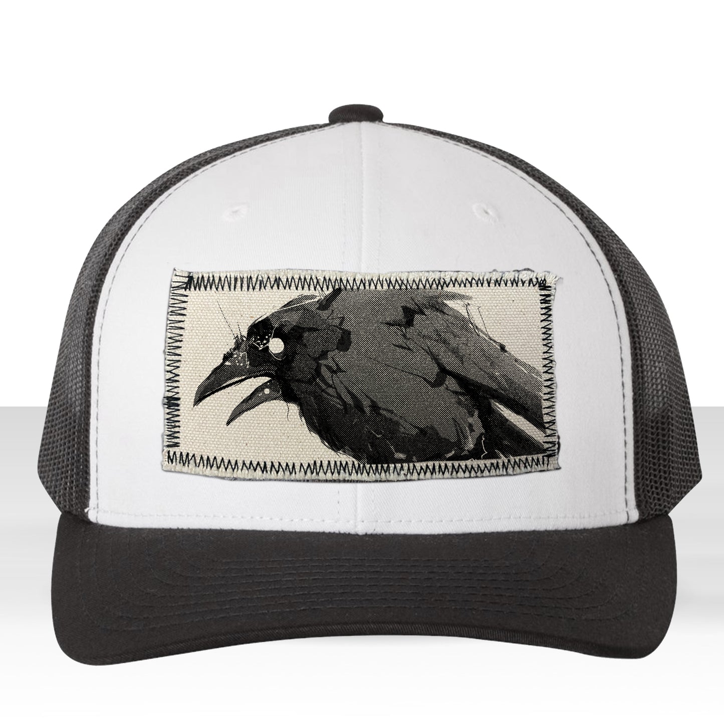 Feisty Crow: Bold and Untamed Trucker Hat