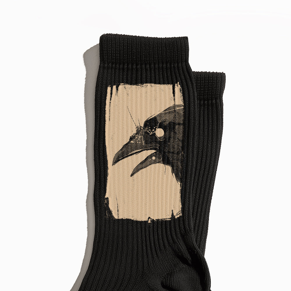 Feisty Crow Crew Socks