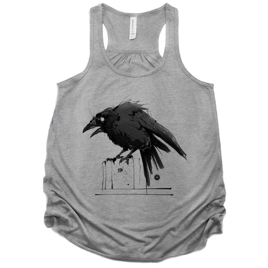 Feisty Crow: Bold and Untamed Tank Top