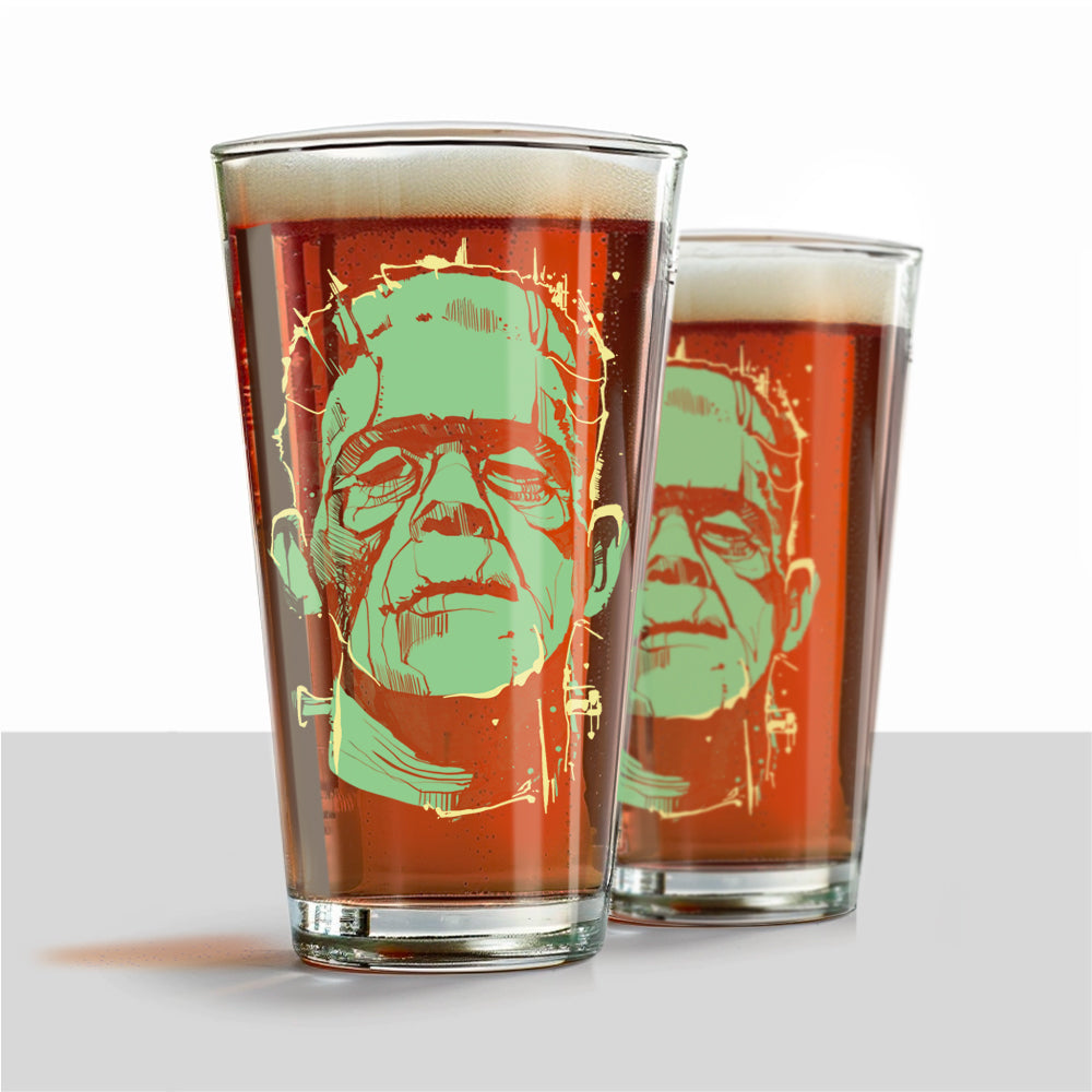 Frankenstein: A Classic Monster UV Vinyl Pint Glass Set