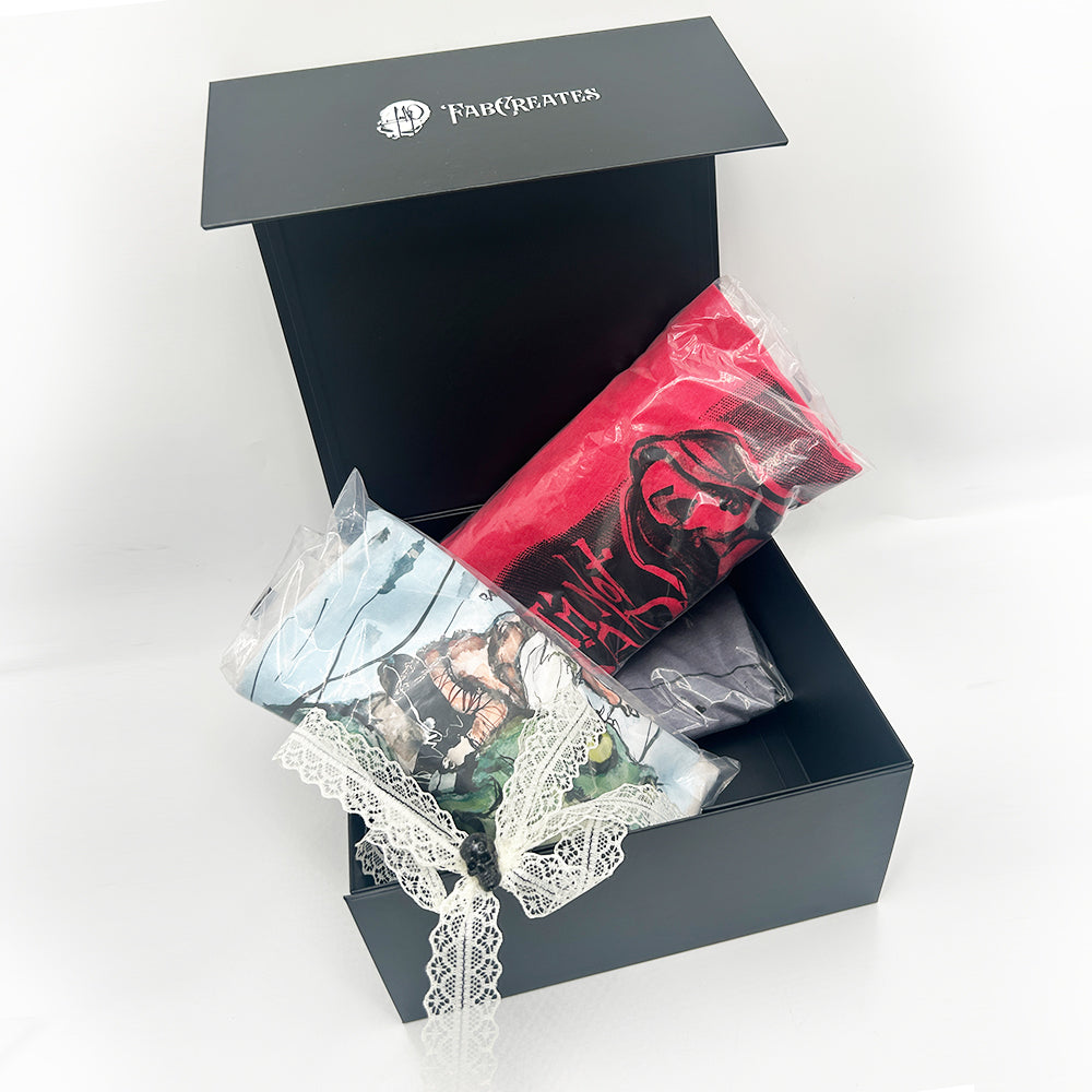 Fab`s Magnetic Gift Box – 12” x 12” x 6” (Hand-Wrapped Bow)