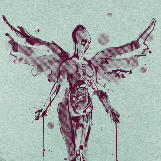 In Utero Angel: A Grunge Homage T-shirt