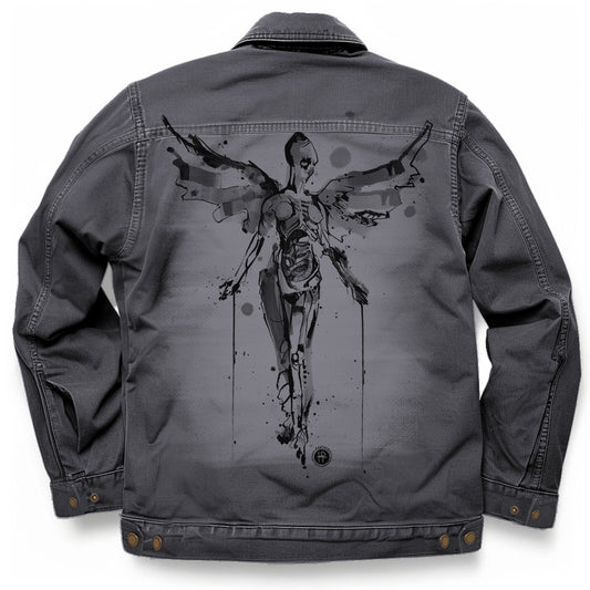 In Utero Angel: A Grunge Homage Maverick Jacket