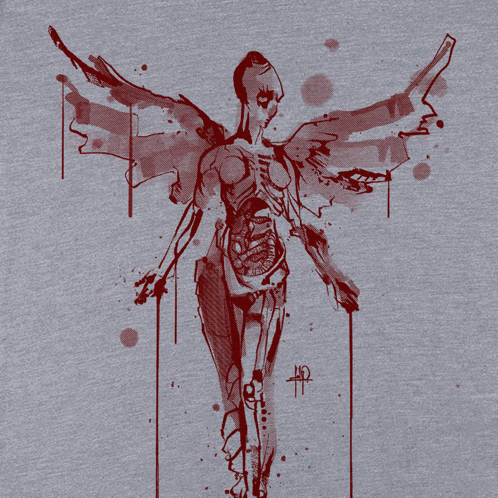 In Utero Angel: A Grunge Homage T-shirt