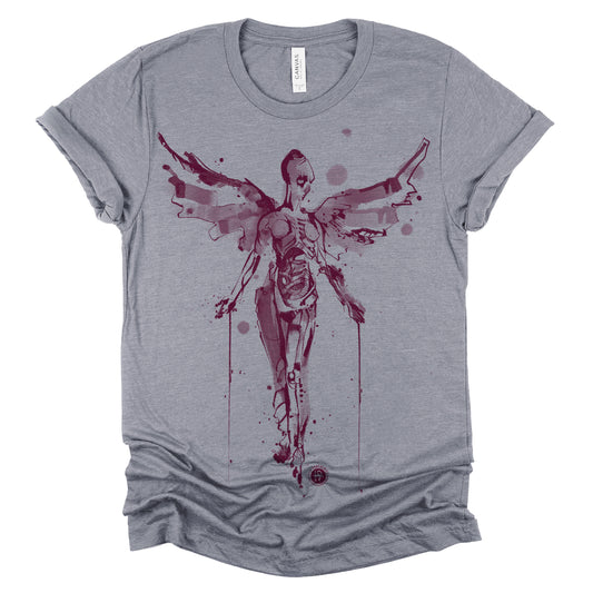 In Utero Angel: A Grunge Homage T-shirt