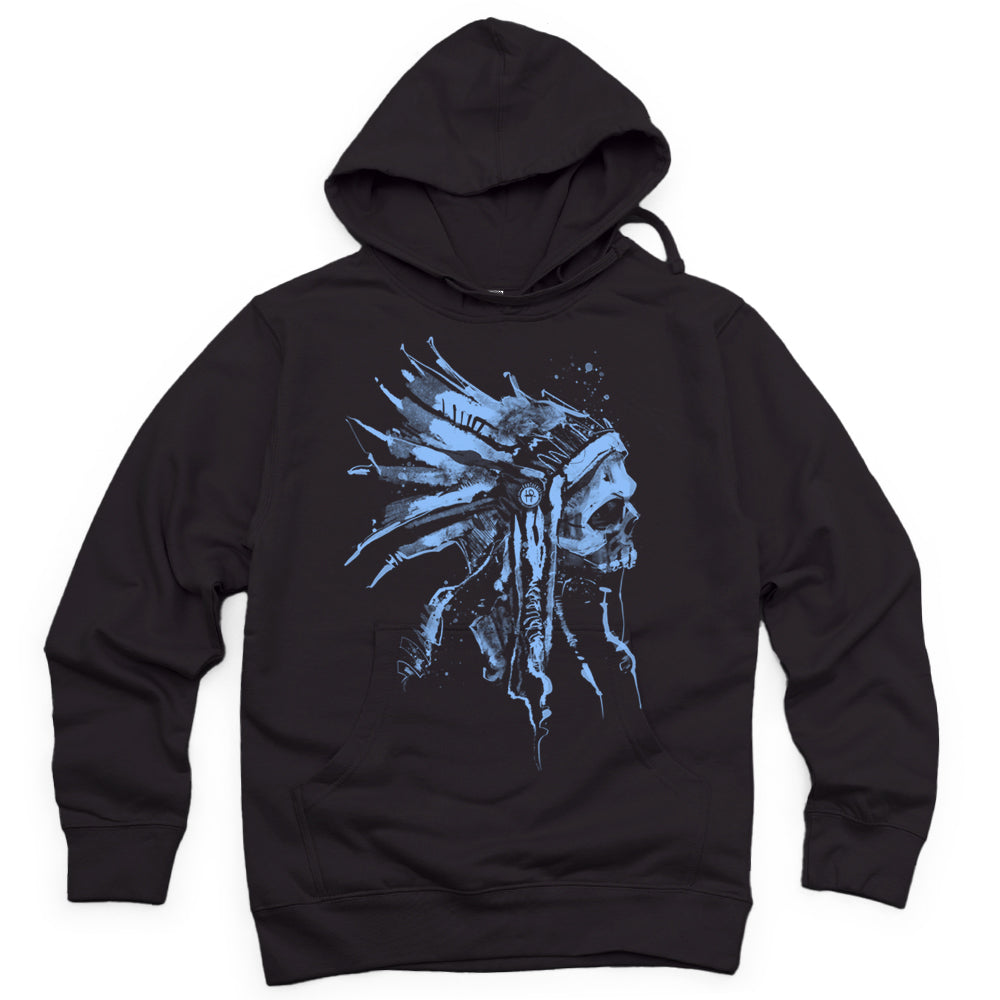 Indian Chief Skull: Tribal Legacy Hoodie