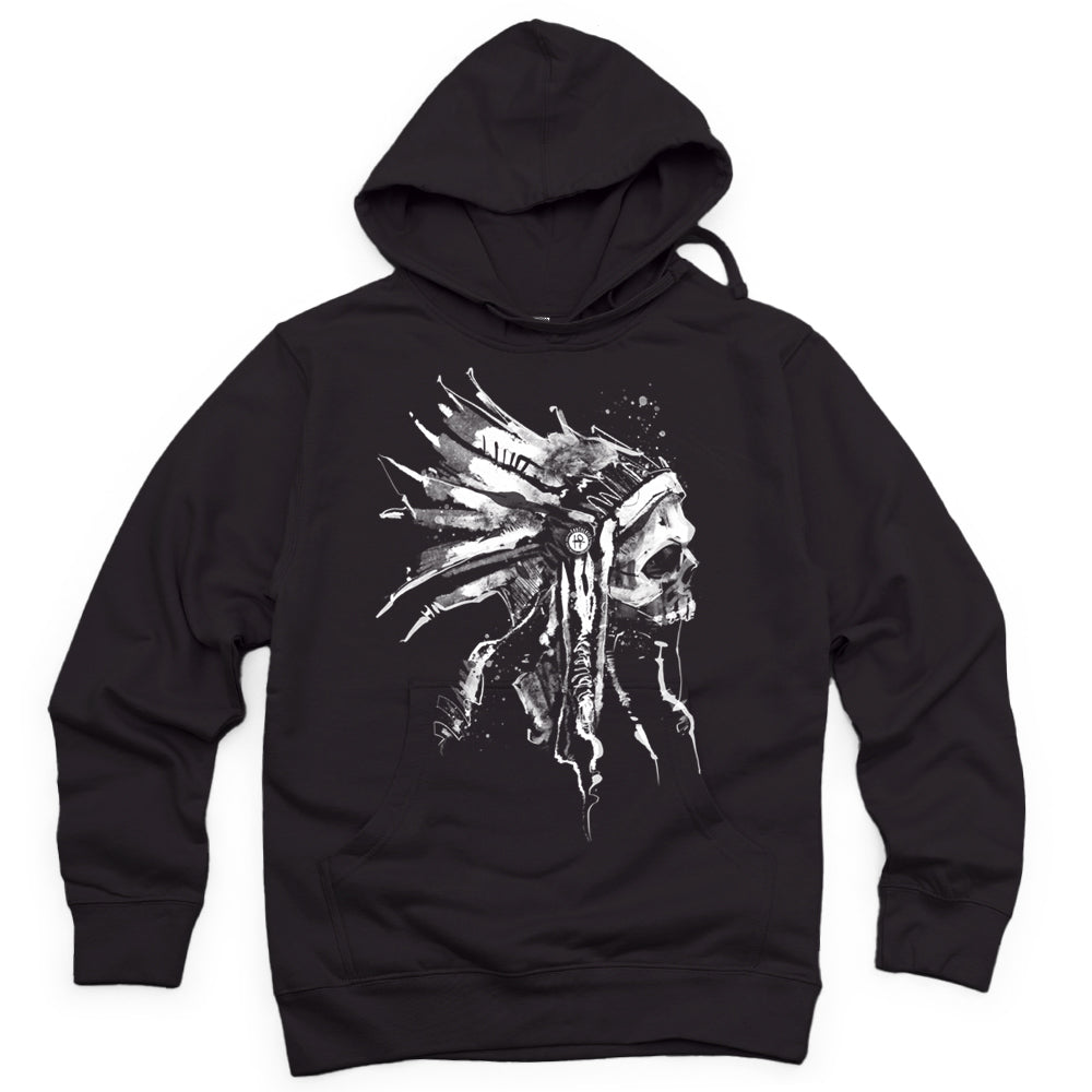 Indian Chief Skull: Tribal Legacy Hoodie