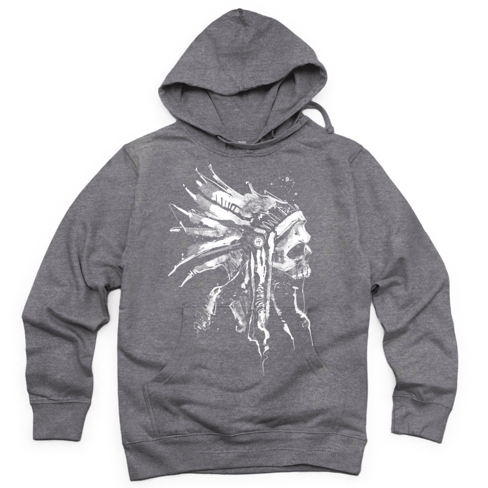 Indian Chief Skull: Tribal Legacy Hoodie