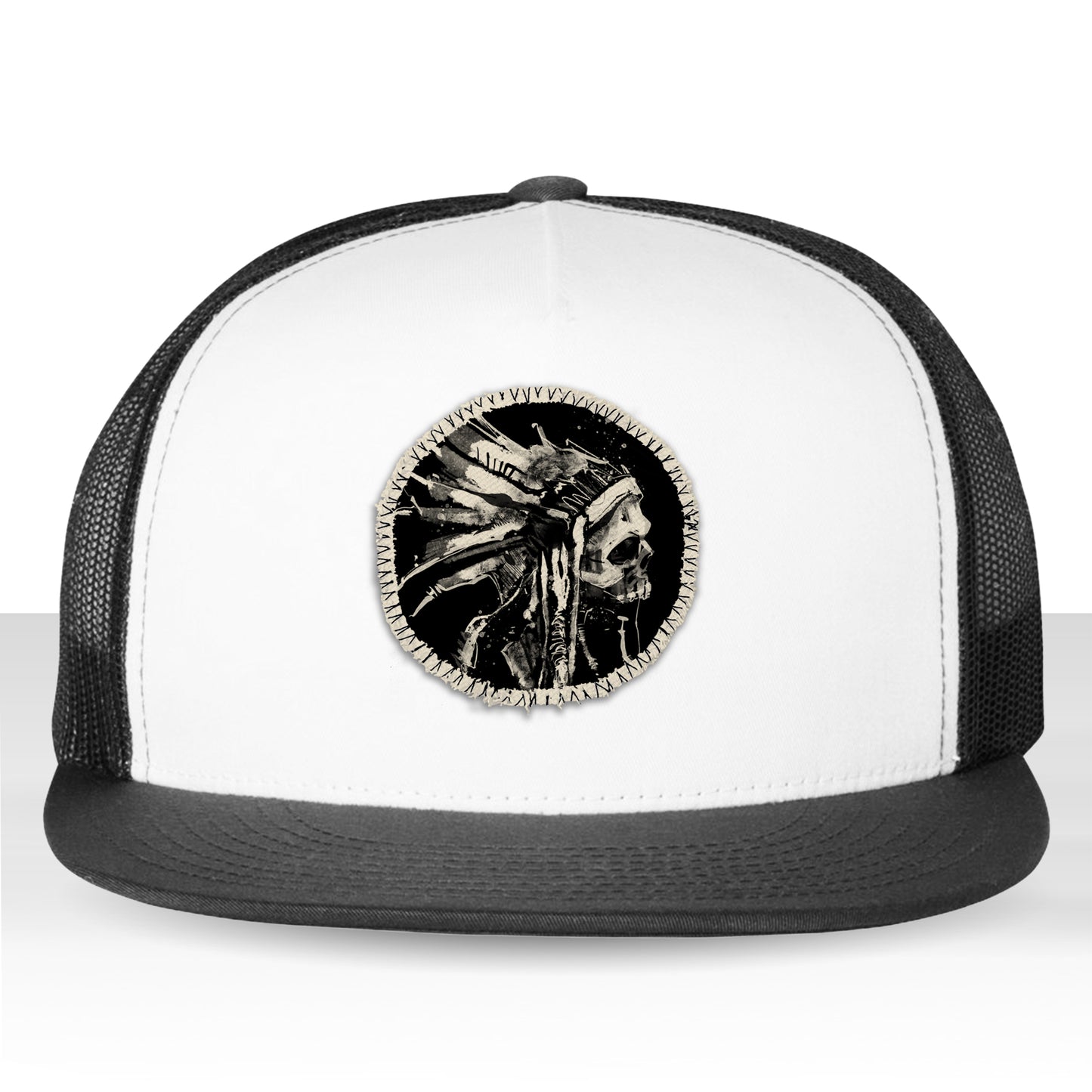 Indian Chief Skull: Tribal Legacy Trucker Hat