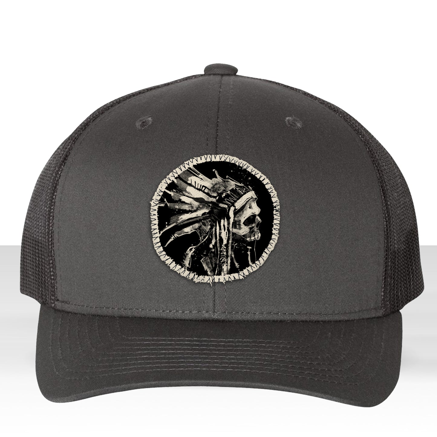 Indian Chief Skull: Tribal Legacy Trucker Hat