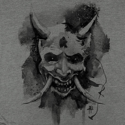 Japanese Hannya Mask: Haunting Elegance T-Shirt