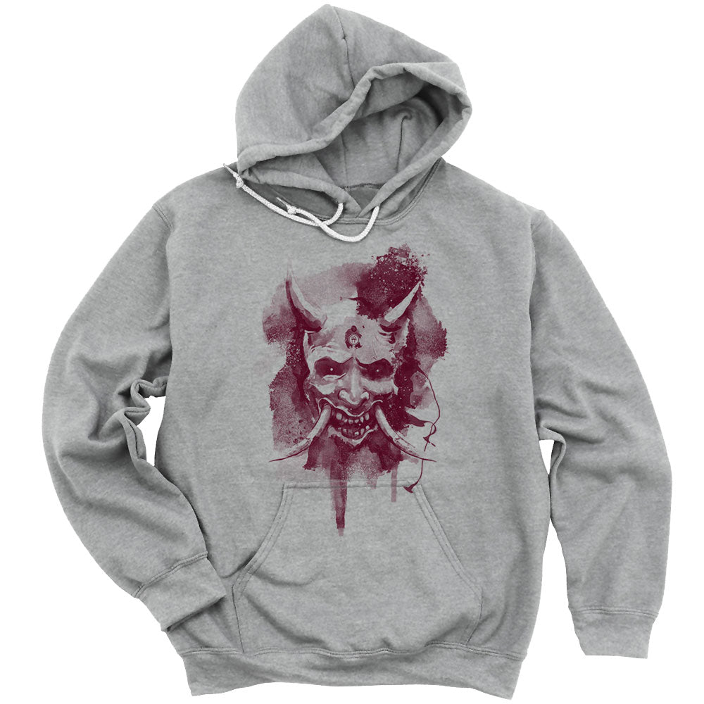 Japanese Hannya Mask Printed Hoodie