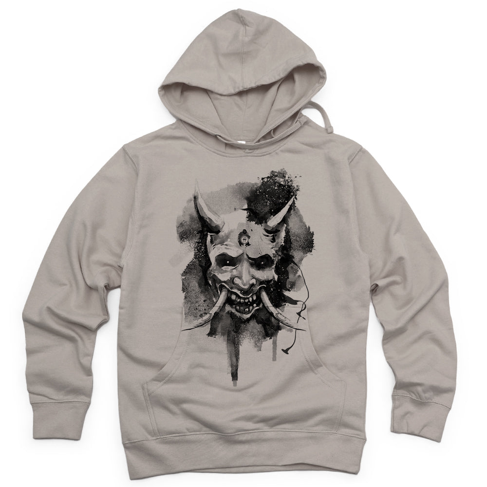 Japanese Hannya Mask Printed Hoodie